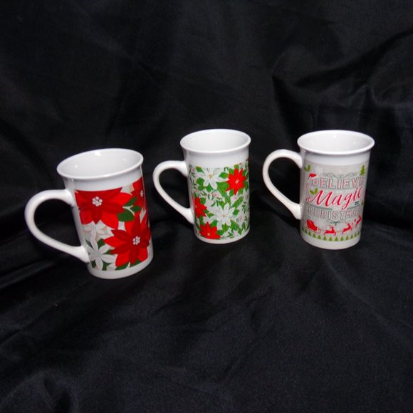 Royal Norfolk Set Of 3 Holiday/Christmas Mugs. Excellent Condition! - Picture 2 of 8